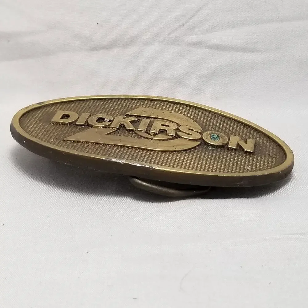 Vintage Belt Buckle The Dickirson Corporation Oil‎ Field West Virginia WV